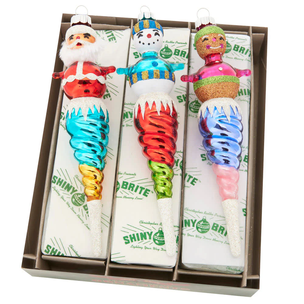 Christmas Confetti 3 Count 7" Sana Icicles