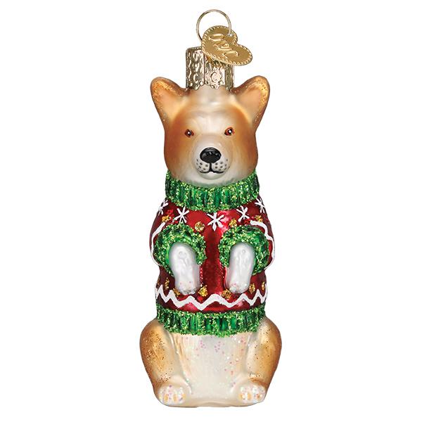 Christmas Corgi Ornament - Image 2