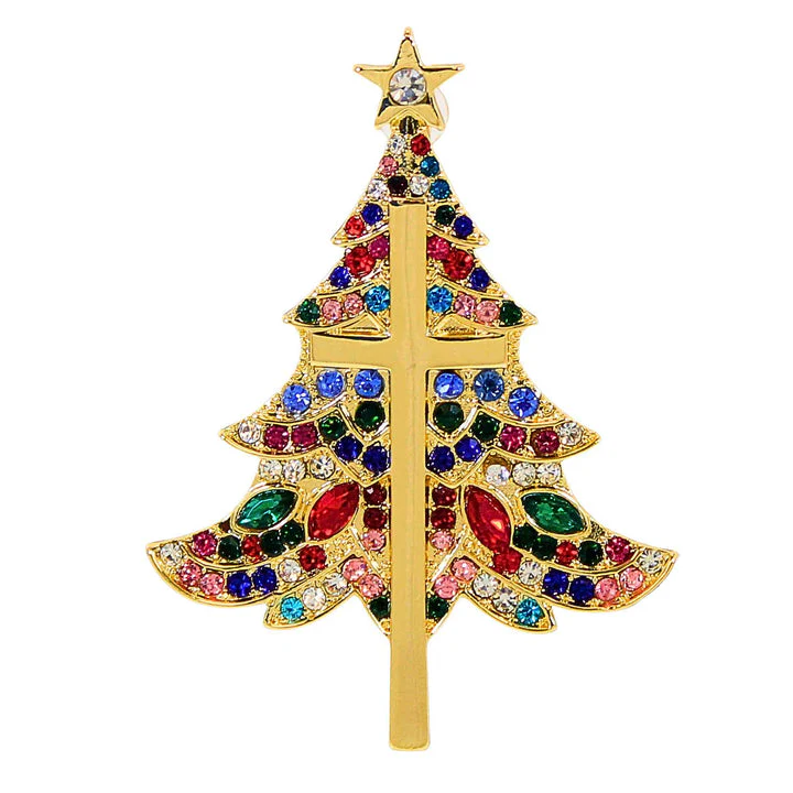 Christmas Cross Tree Pins - Image 2