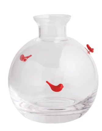 Christmas Glass Icon Bud Vases - Image 4