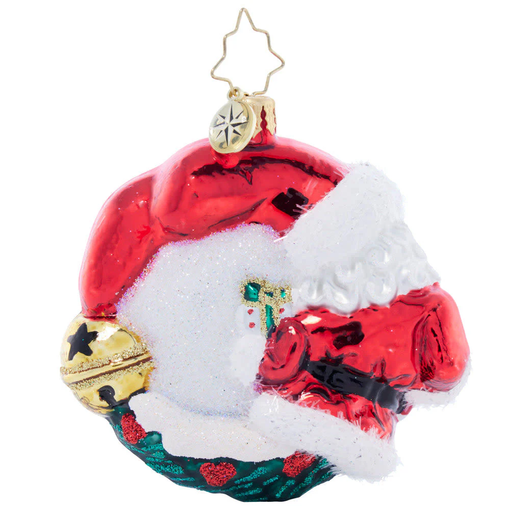 Christmas Wishes Santa Wreath Gem - Image 2