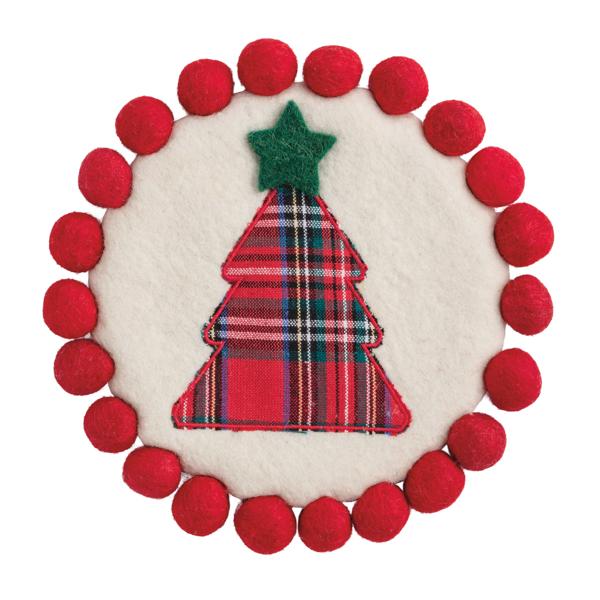 Classic Christmas Felted Trivet - Image 6