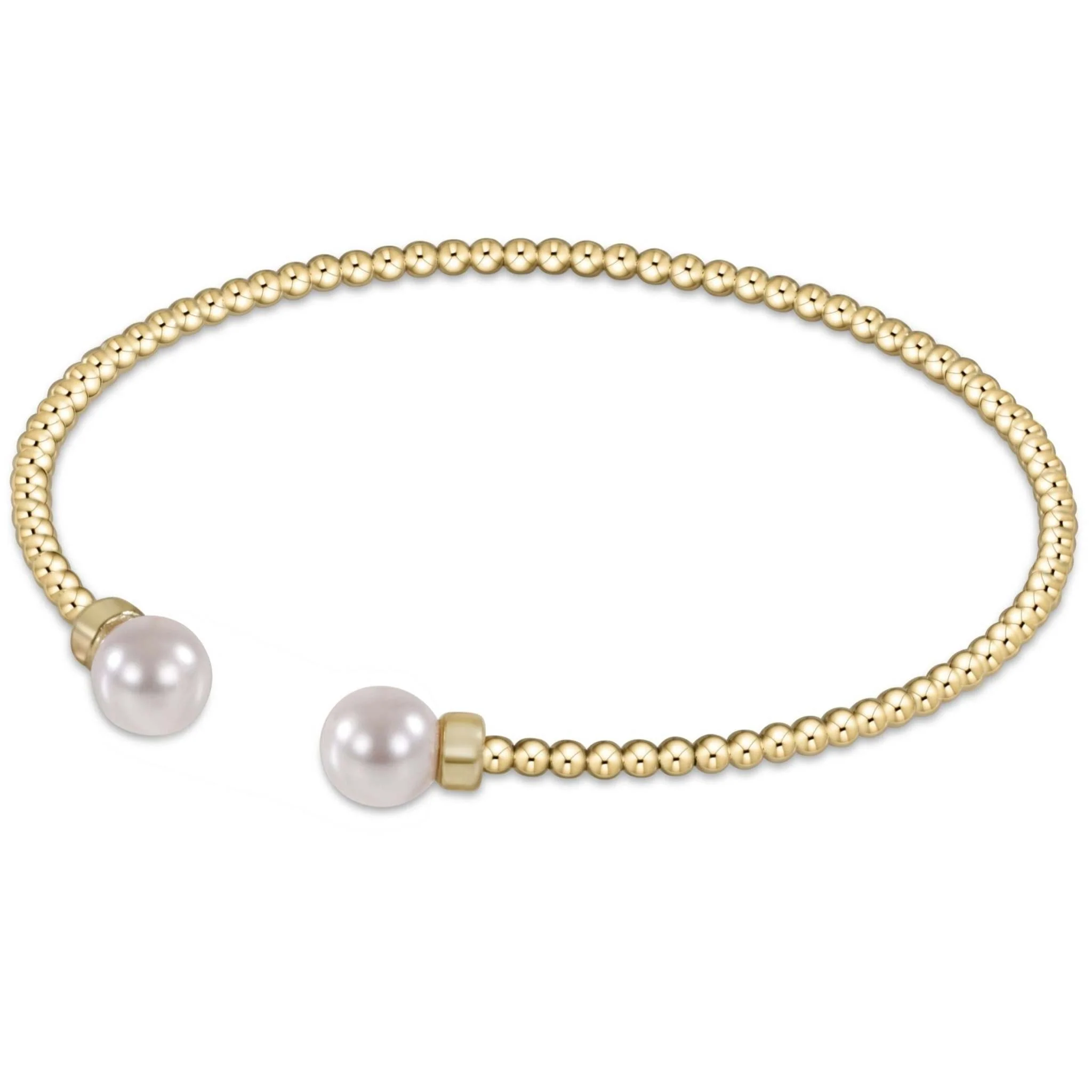 Classic Gold 2MM Bead Cuff