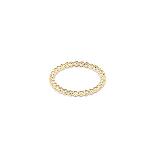 Classic Gold 2mm Bead Ring - Image 7