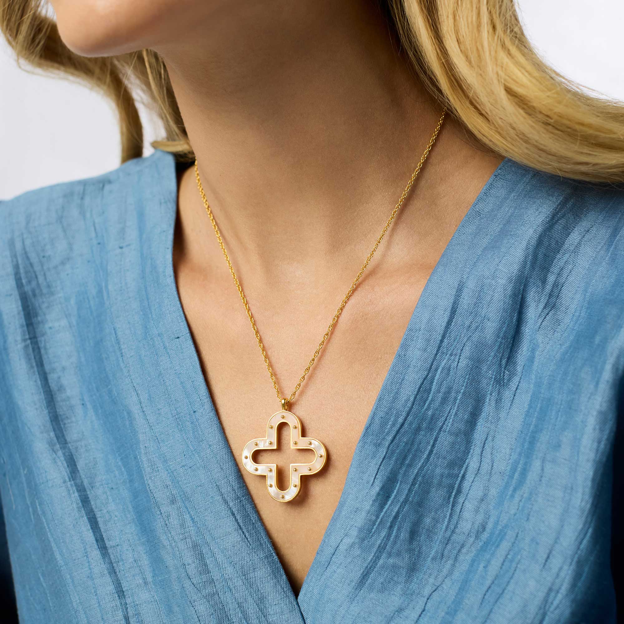Colette Necklace Mother of Pearl - Image 3