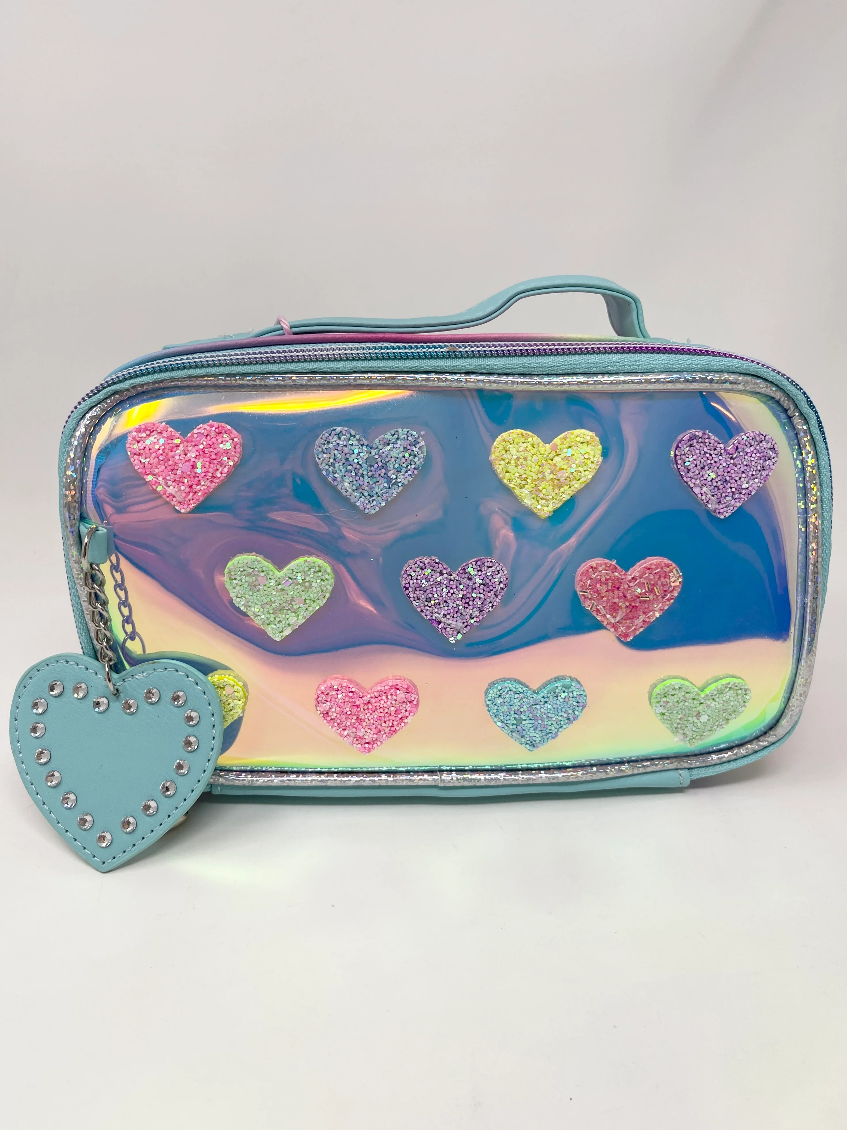 Colorful Hearts  - Makeup Bag - Image 2