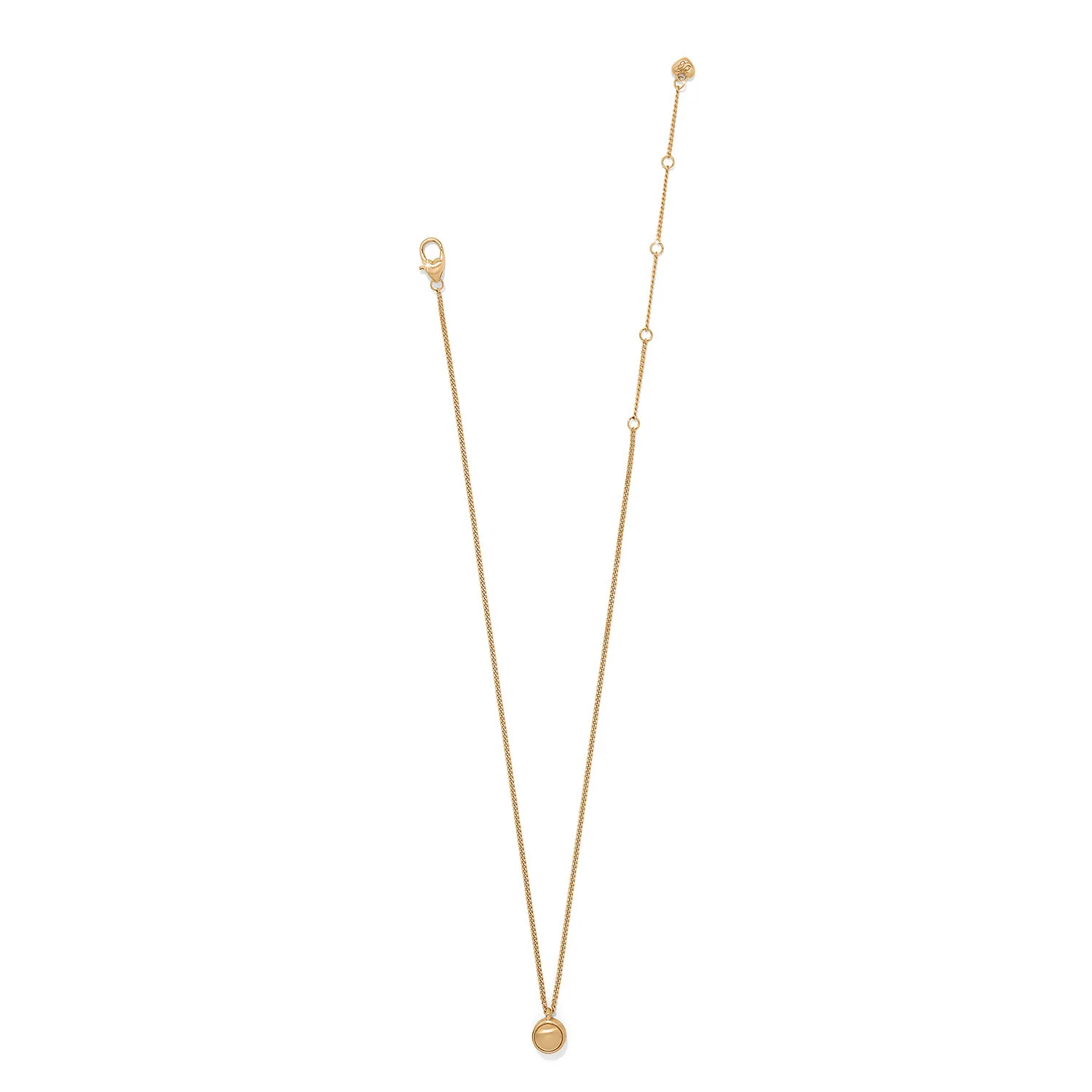Contempo Nuevo Petite Dome Necklace Gold - Image 3