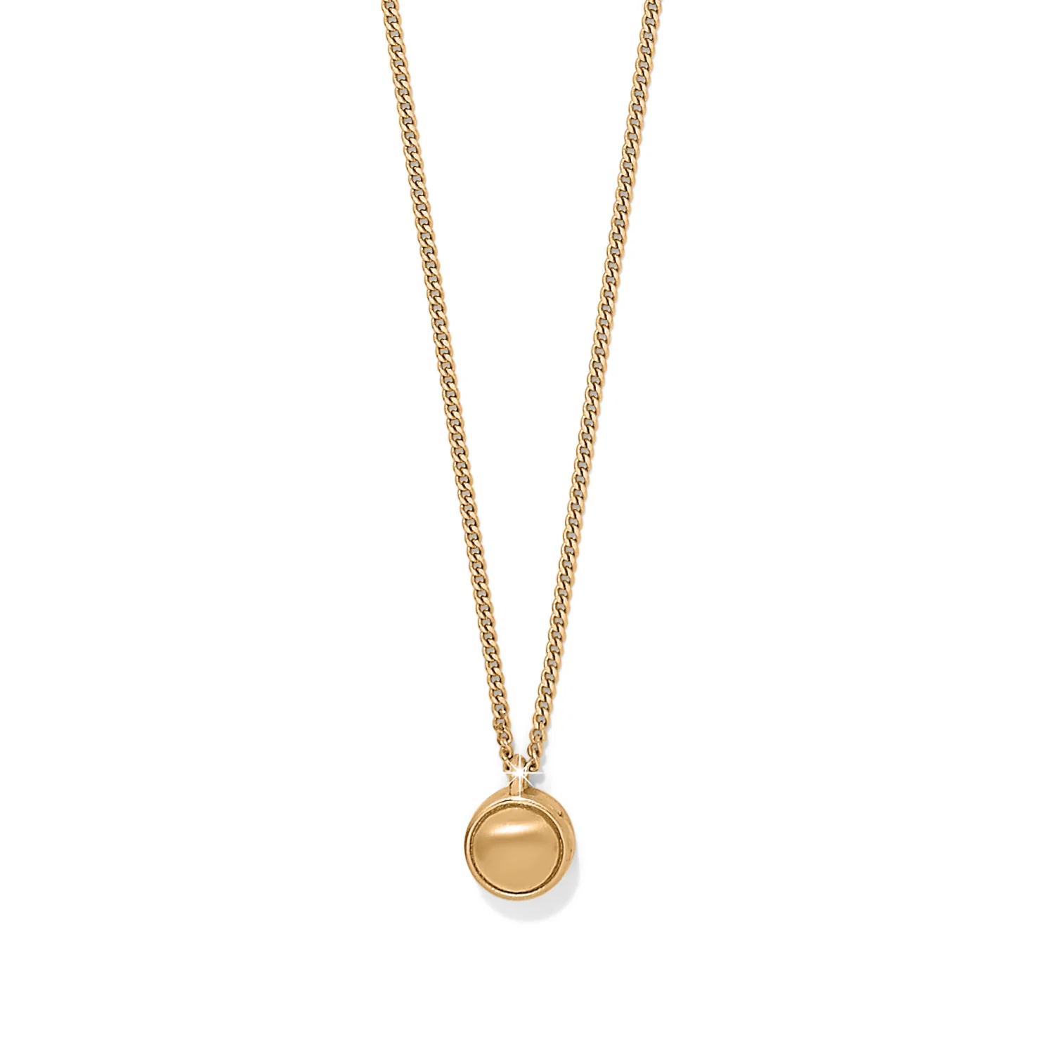 Contempo Nuevo Petite Dome Necklace Gold - Image 4