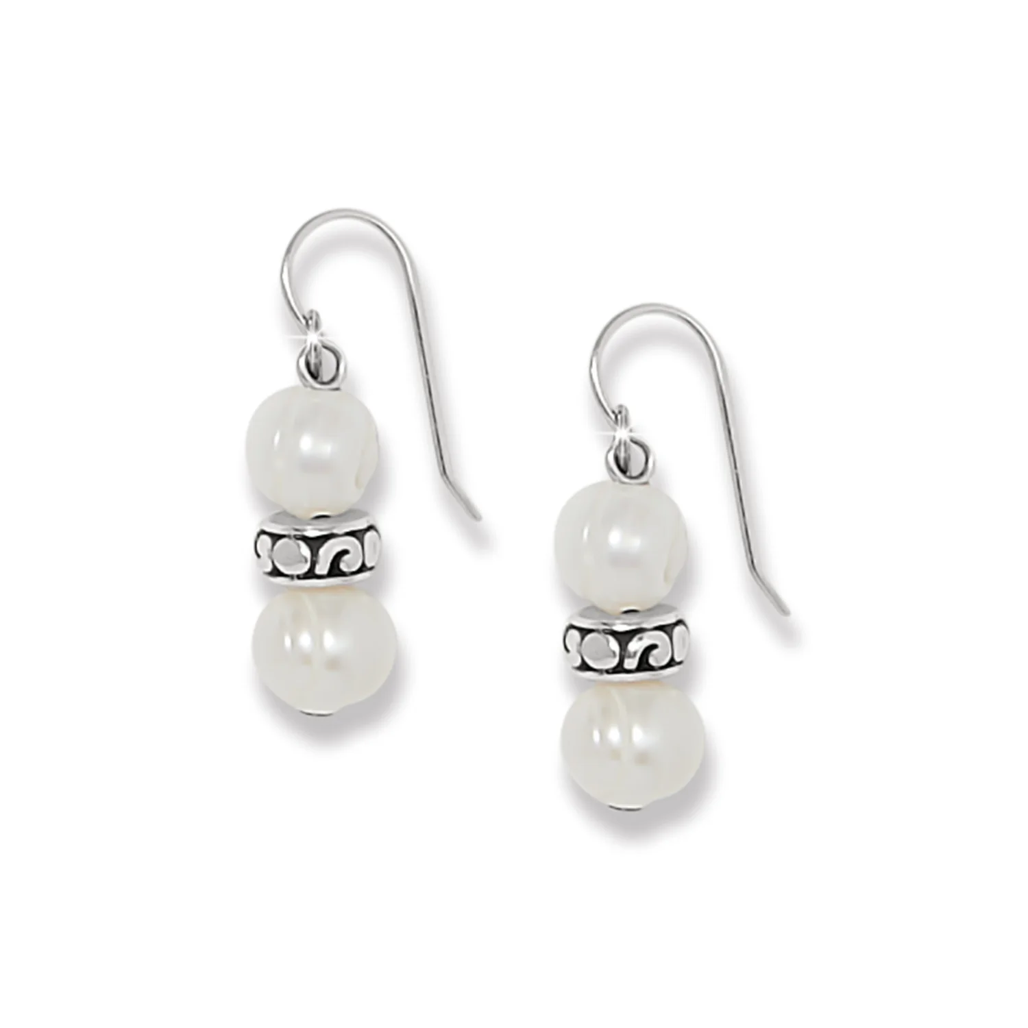 Contempo  Pearl French Wire Earrings - Image 2