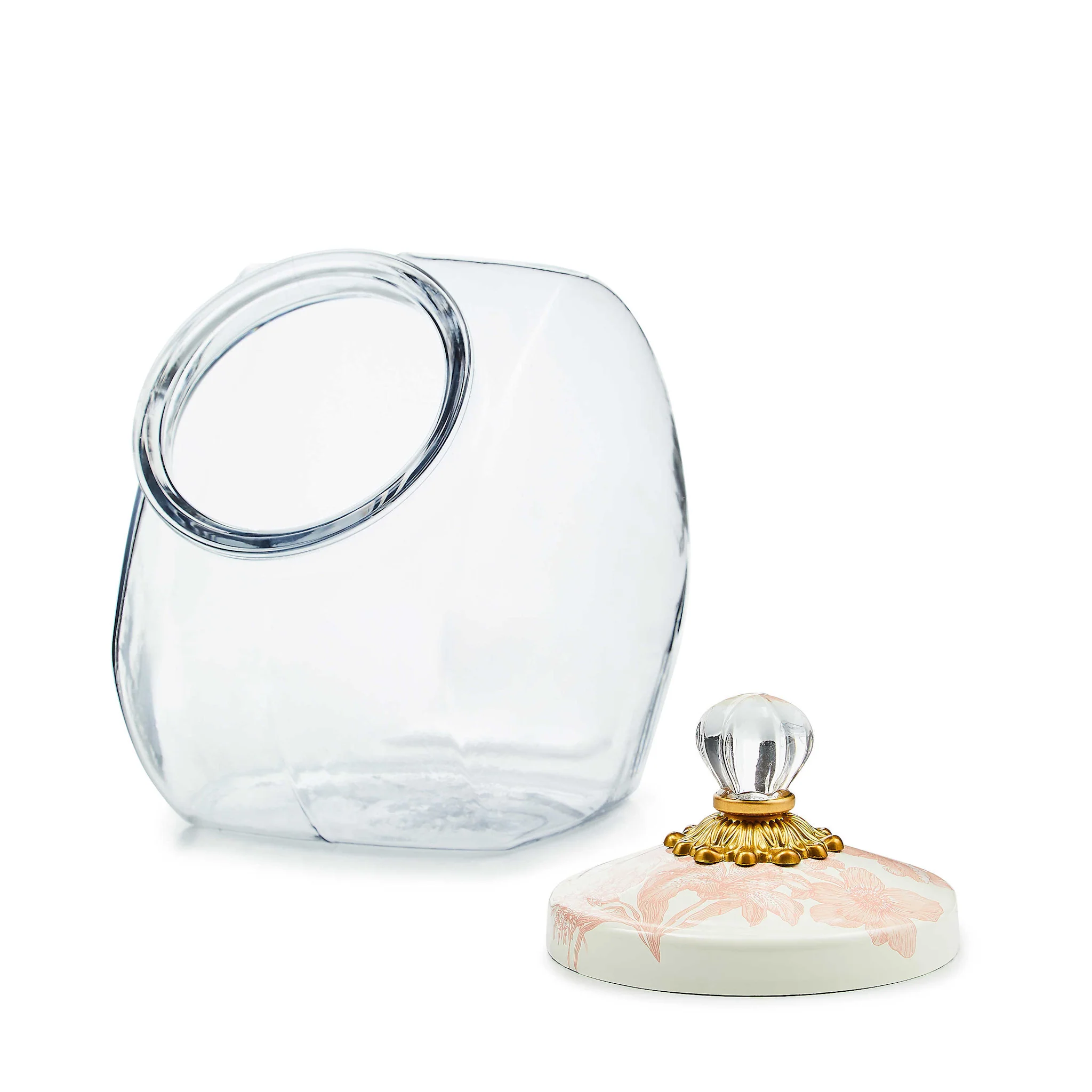Cookie Jar with Rosy English Garden Lid - Image 2
