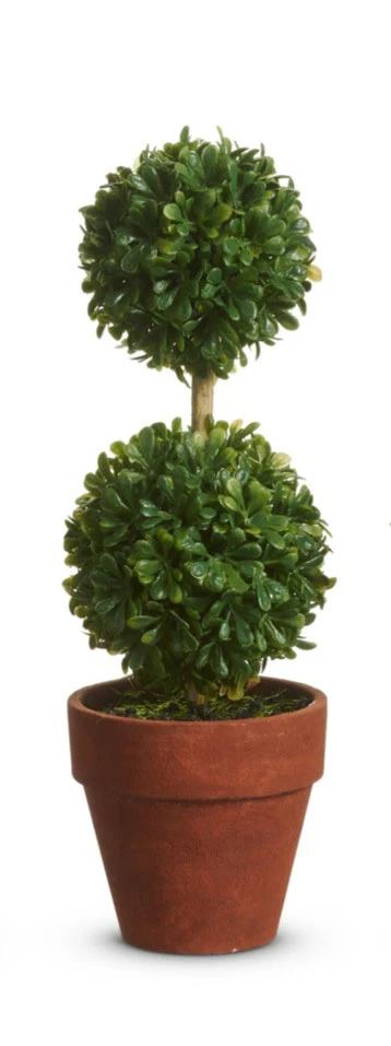 8.5 inch Potted Mini Boxwood Topiary