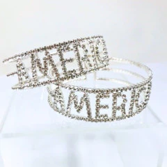 Bling America Stretch Cuff Bracelet - Silver