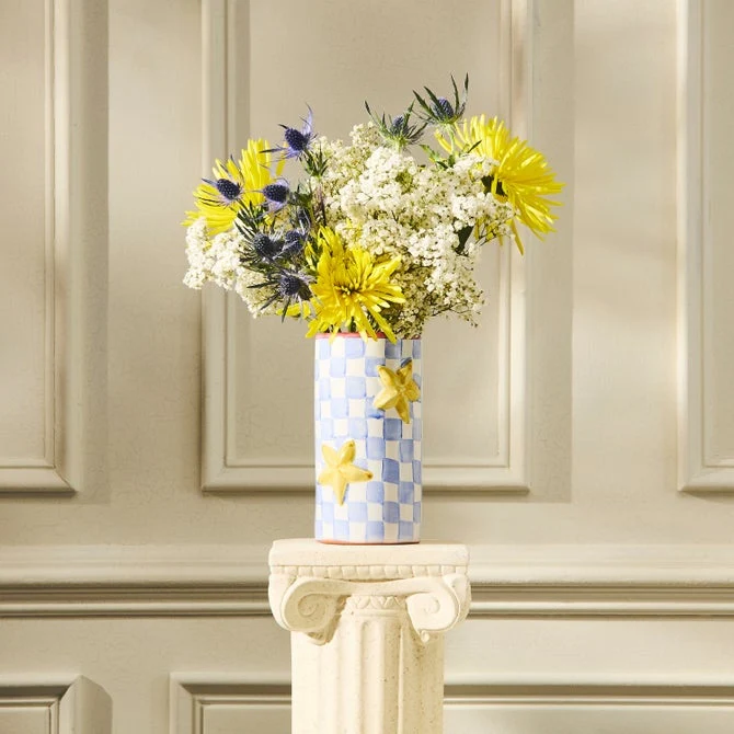Mackenzie Childs Collector Series Star Vase - Image 3