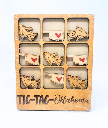 Oklahoma Tic Tac Toe Bigfoot