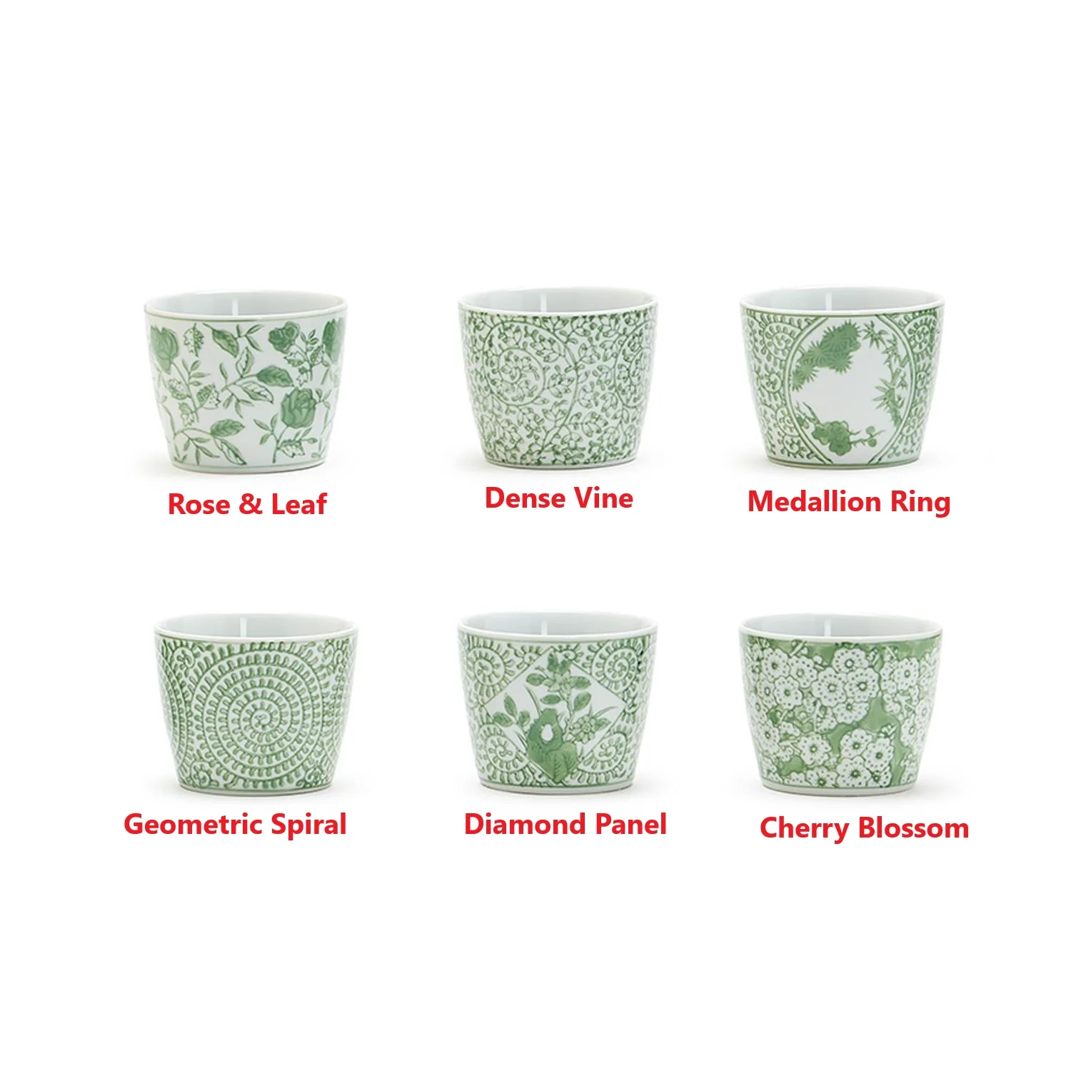 Countryside Green Cachepot - Sold Individually - Image 3