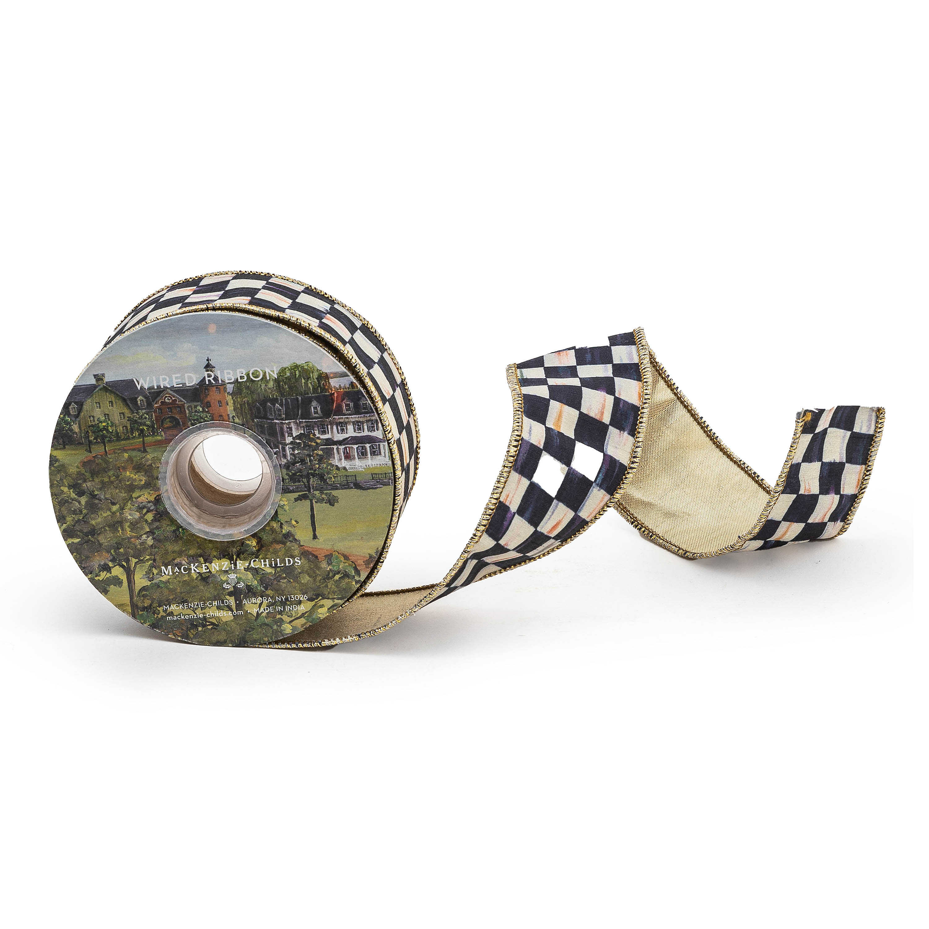 Courtly Check 2" Ribbon - Image 3