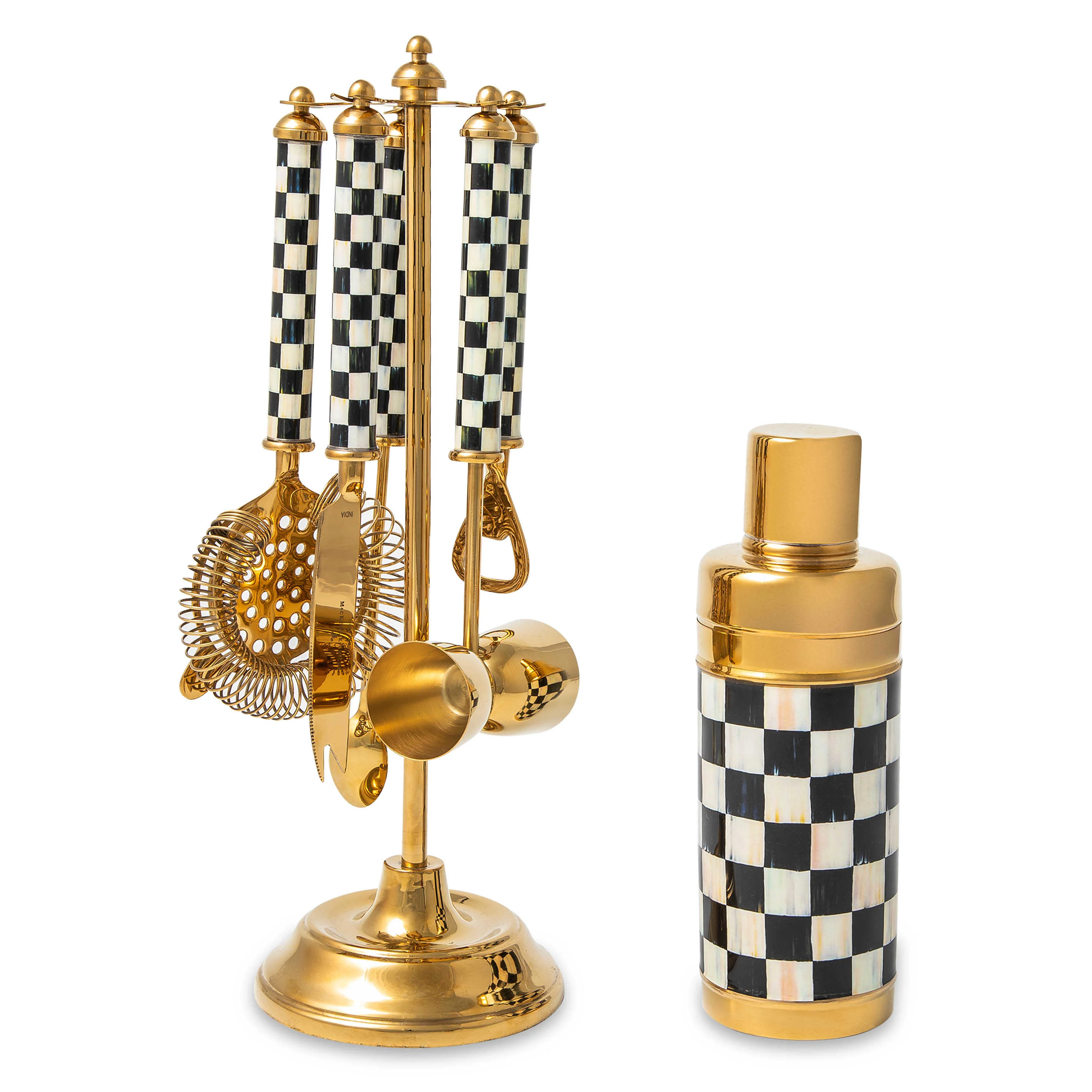 Courtly Check 3260 Gold Edition Bar Set of 2 - Image 3