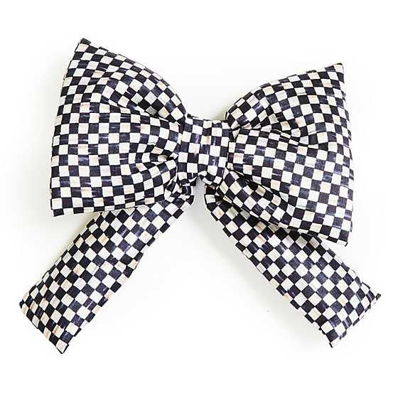 Courtly Check Bow - Small