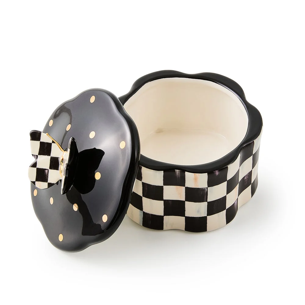 Courtly Check Butterfly Trinket Box - Image 6