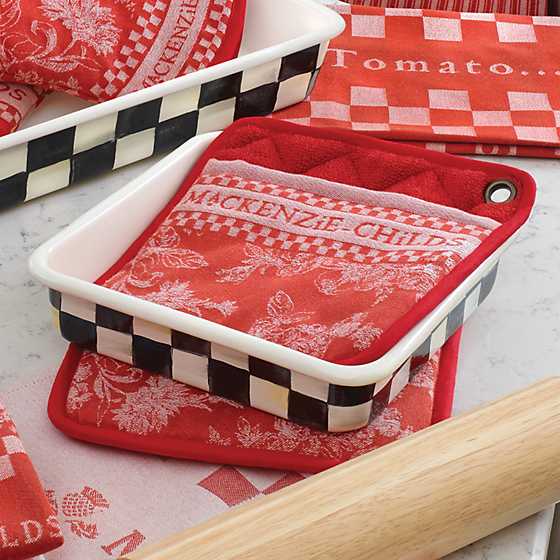 Courtly Check Enamel Baking Pan - 8" - Image 4