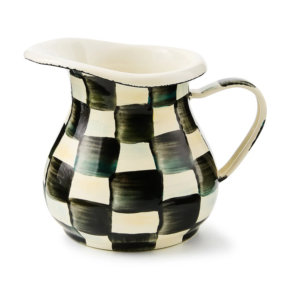 Courtly Check Enamel Creamer - Image 4