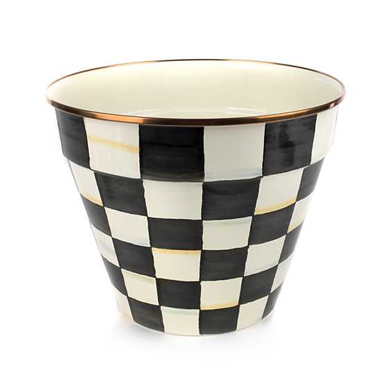 Courtly Check Enamel Garden Pot - Extra Large - Image 2