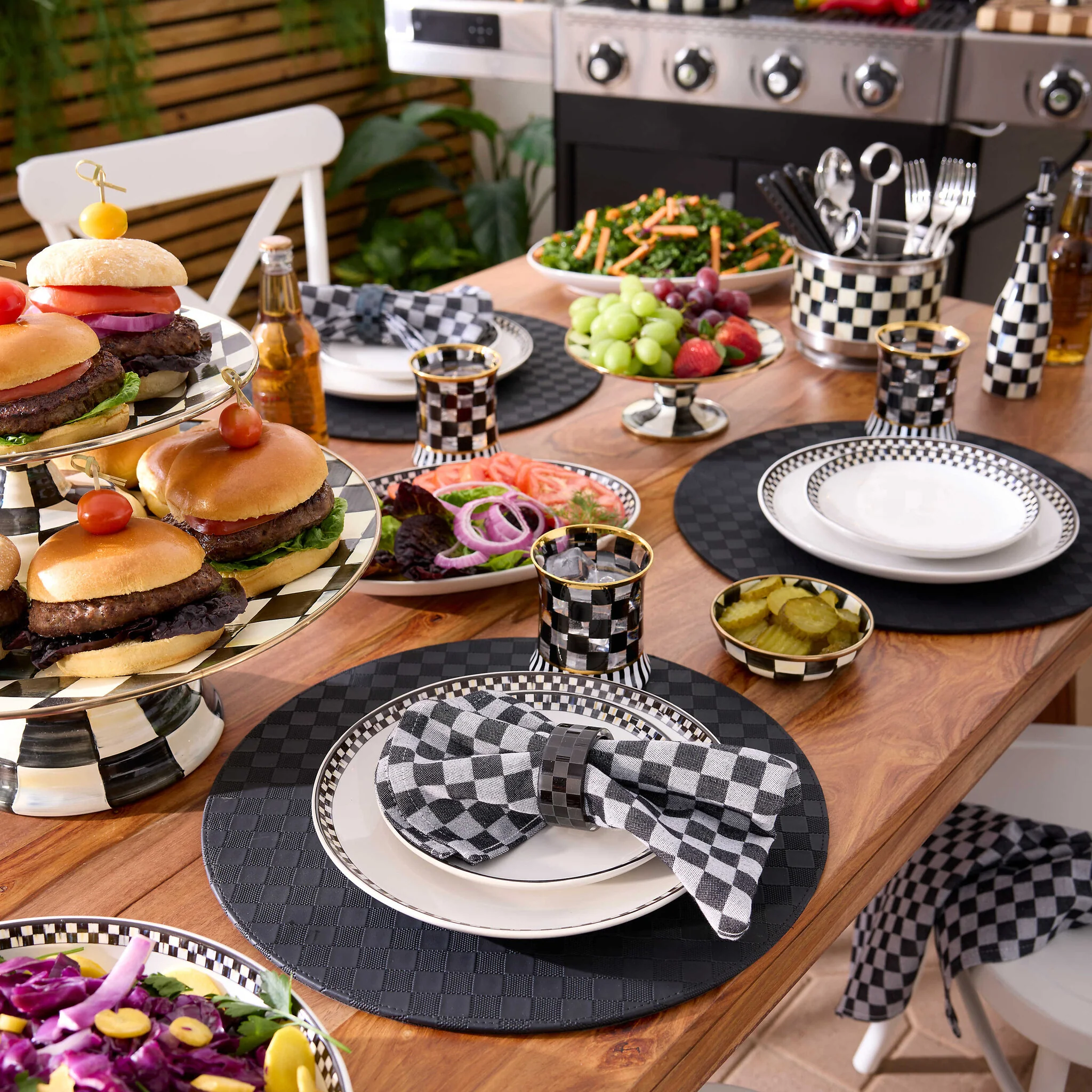 Courtly Check Everyday Lunch Plates - Sold Individually - Image 2