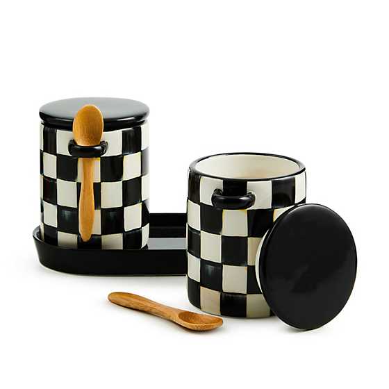 Courtly Check Farmhouse Canisters - Sold as Set - Image 4