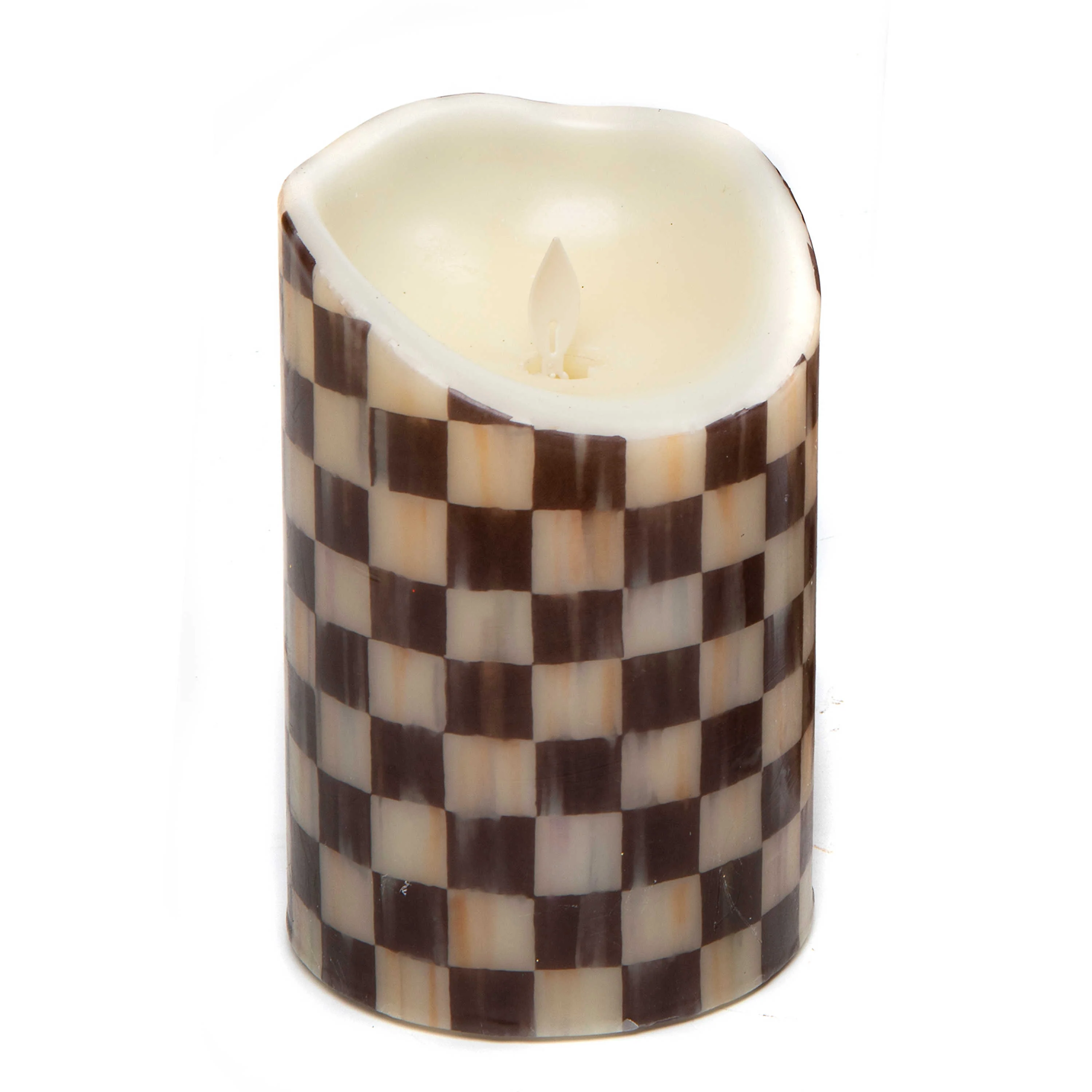 Courtly Check Flicker 6" Pillar - Image 3