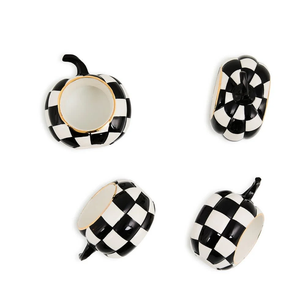 Courtly Check Pumpkin Napkin Rings - Sold Individually - Image 2