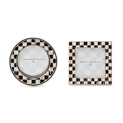 Courtly Check Silver Plated Frames - Set of 2