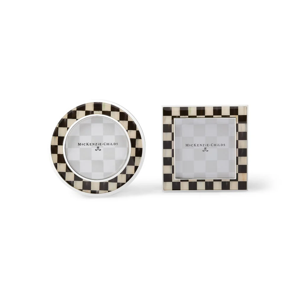 Courtly Check Silver Plated Frames - Set of 2 - Image 2