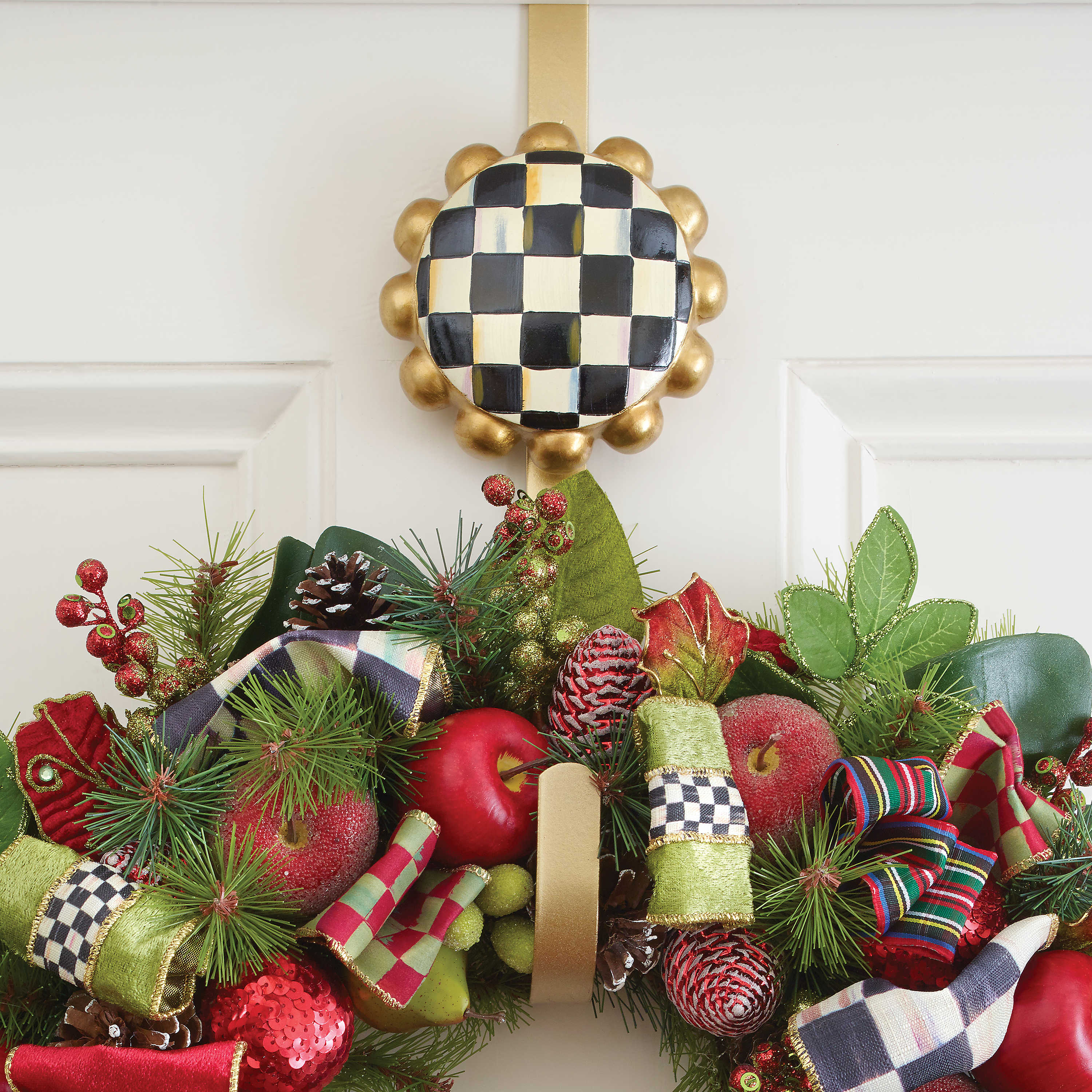Courtly Check Wreath Hanger - Image 5