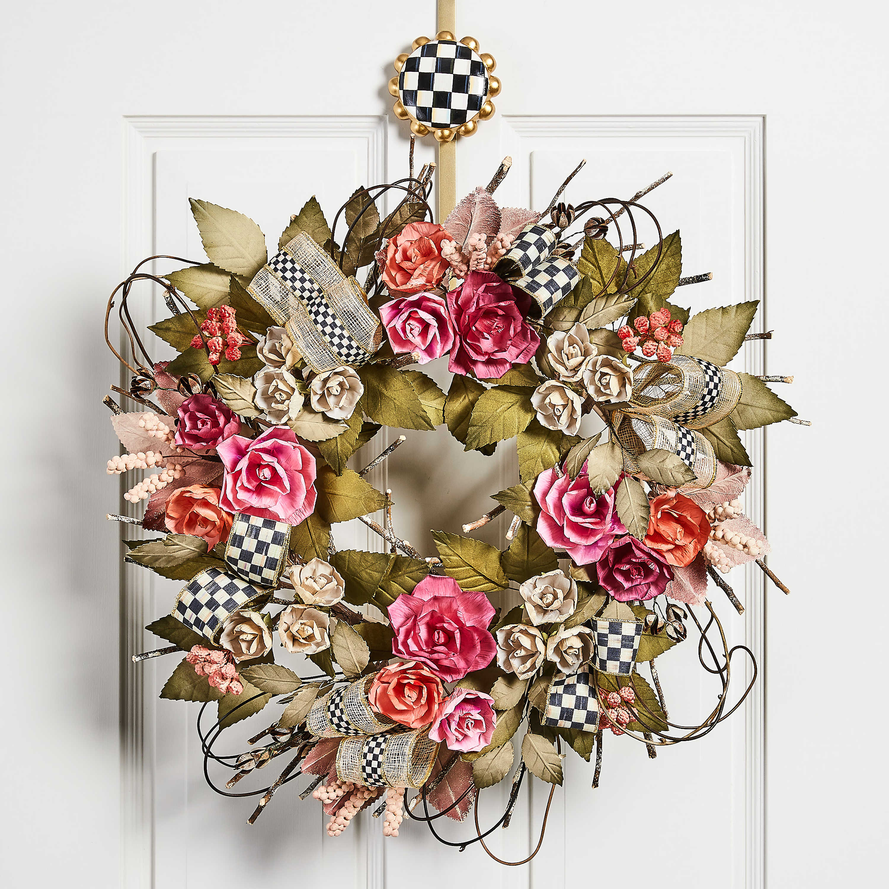 Courtly Check Wreath Hanger - Image 6