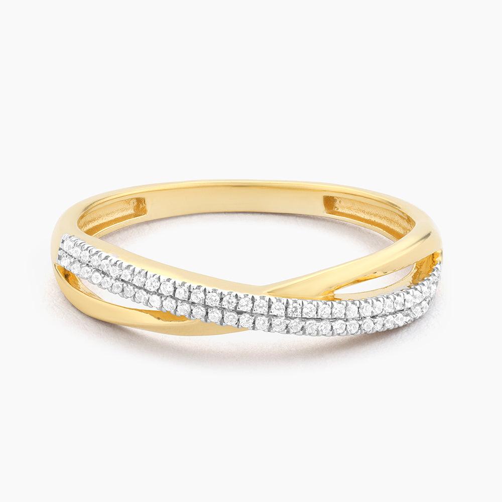 Crisscross Stackable Ring - Image 10