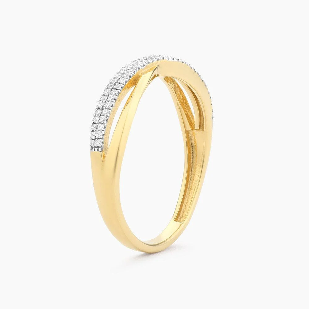 Crisscross Stackable Ring - Image 5
