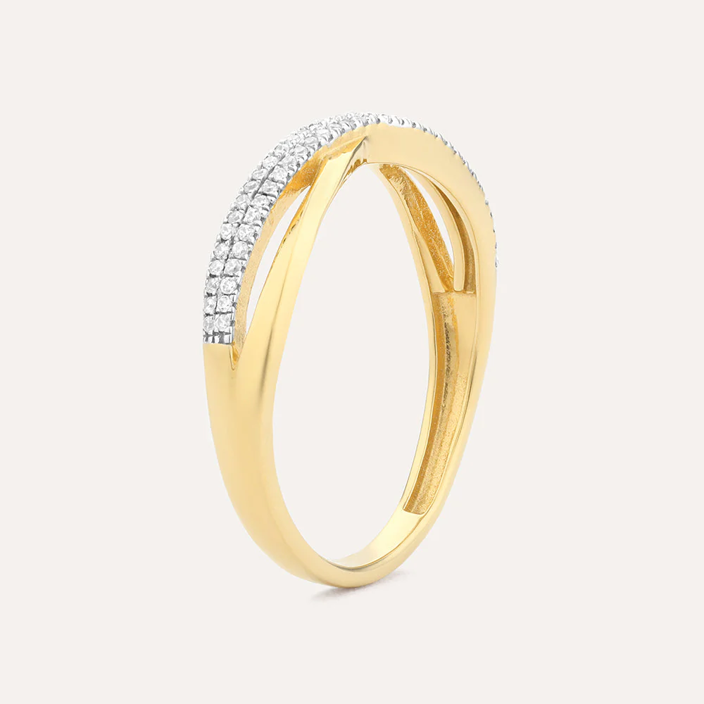 Crisscross Stackable Ring - Image 9