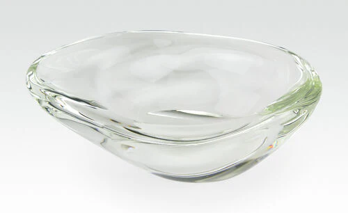 Crystal Glass Bowl - Free Form Shape - Image 3