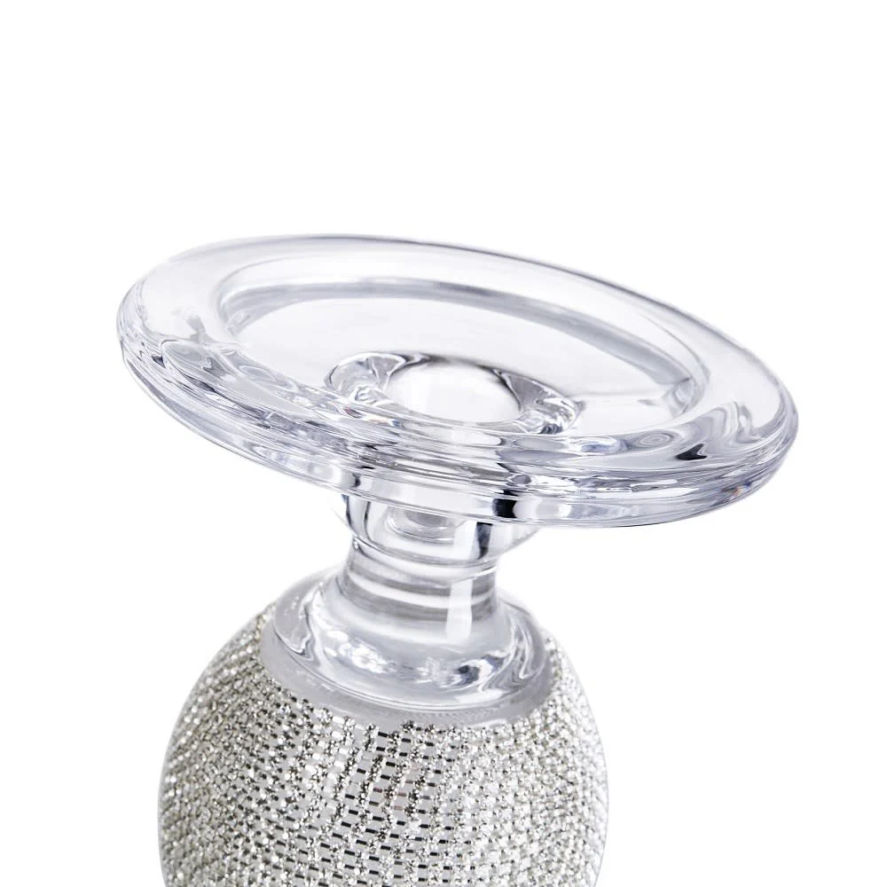D4.5" H8" Glass Candleholder - Image 7