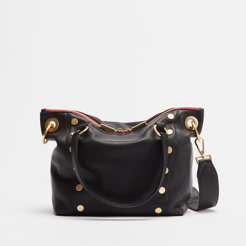Daniel Medium Leather Satchel Bag - Image 4