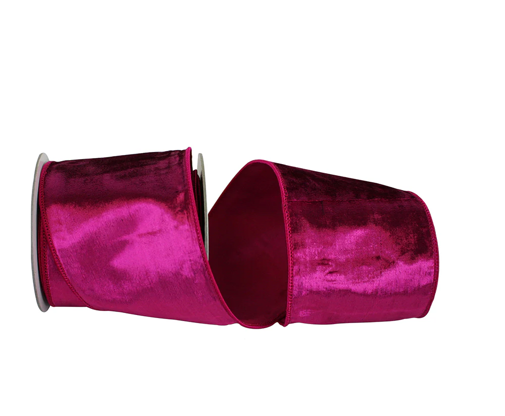 Designer Plush Velvet Elite Wired Edge Ribbon - Image 8