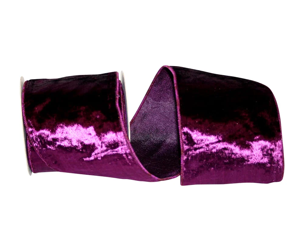 Designer Plush Velvet Elite Wired Edge Ribbon - Image 9