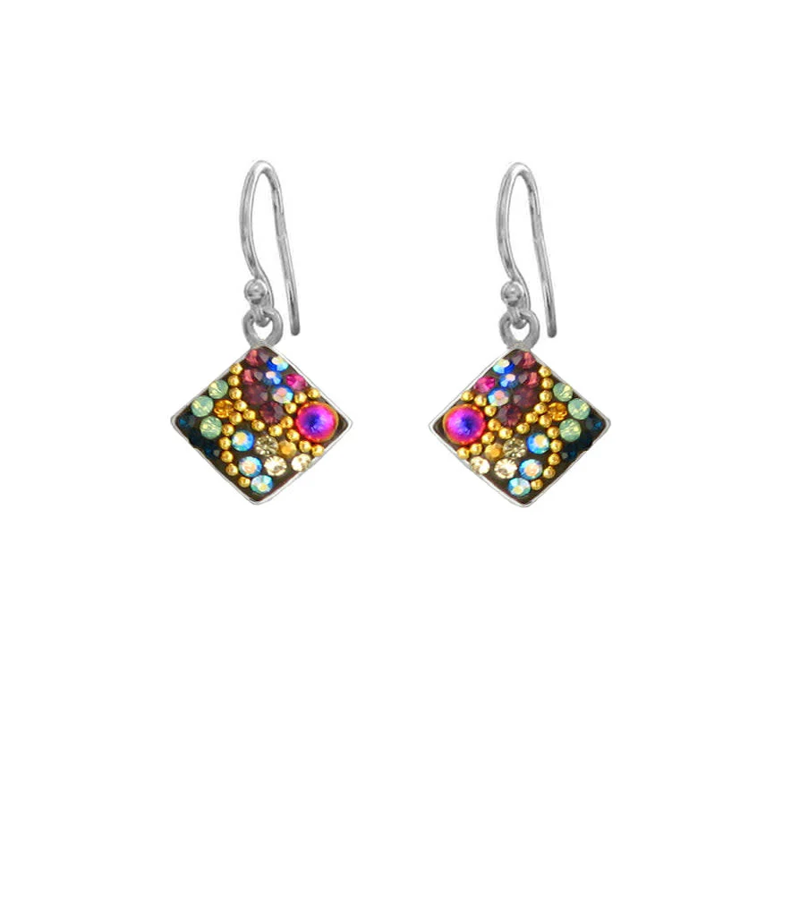 Diamond Shaped Drop Earrings - Image 5