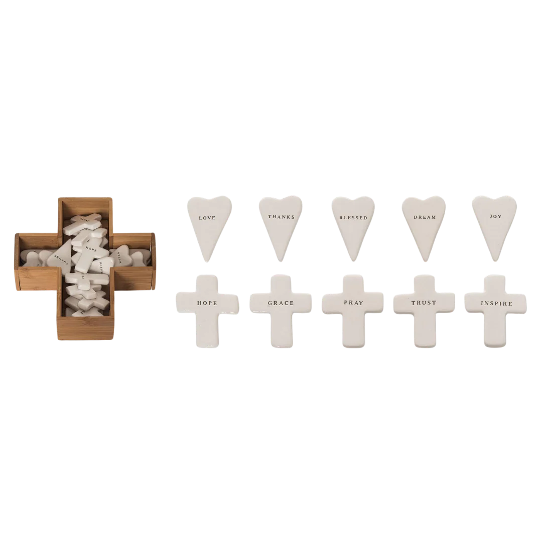 Dol Encouraging Pocket Stones  With Wooden - Sold Individually