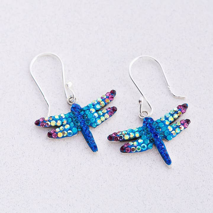 Dragonfly Drop Earrings - Image 9