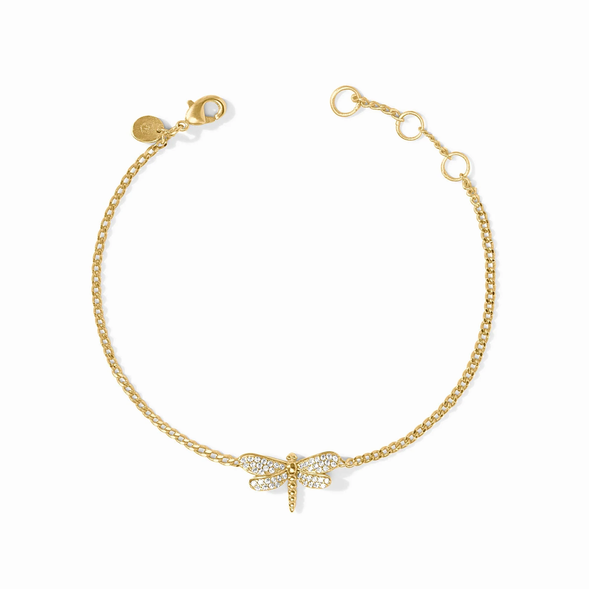 Dragonfly Pave Delicate Bracelet Cubic Zirconia - Image 2