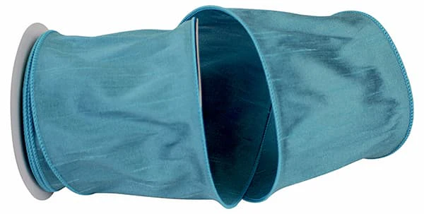DUPIONI SUPREME TURQUOISE - 4" X 10 YDS