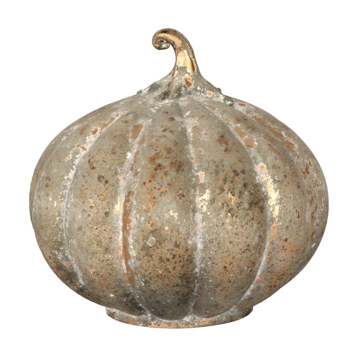 Dusty Finish Glass Pumpkin - Sold Individually - Image 6