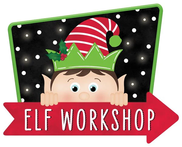 Elf Workshop Sign W/Lights - Image 2