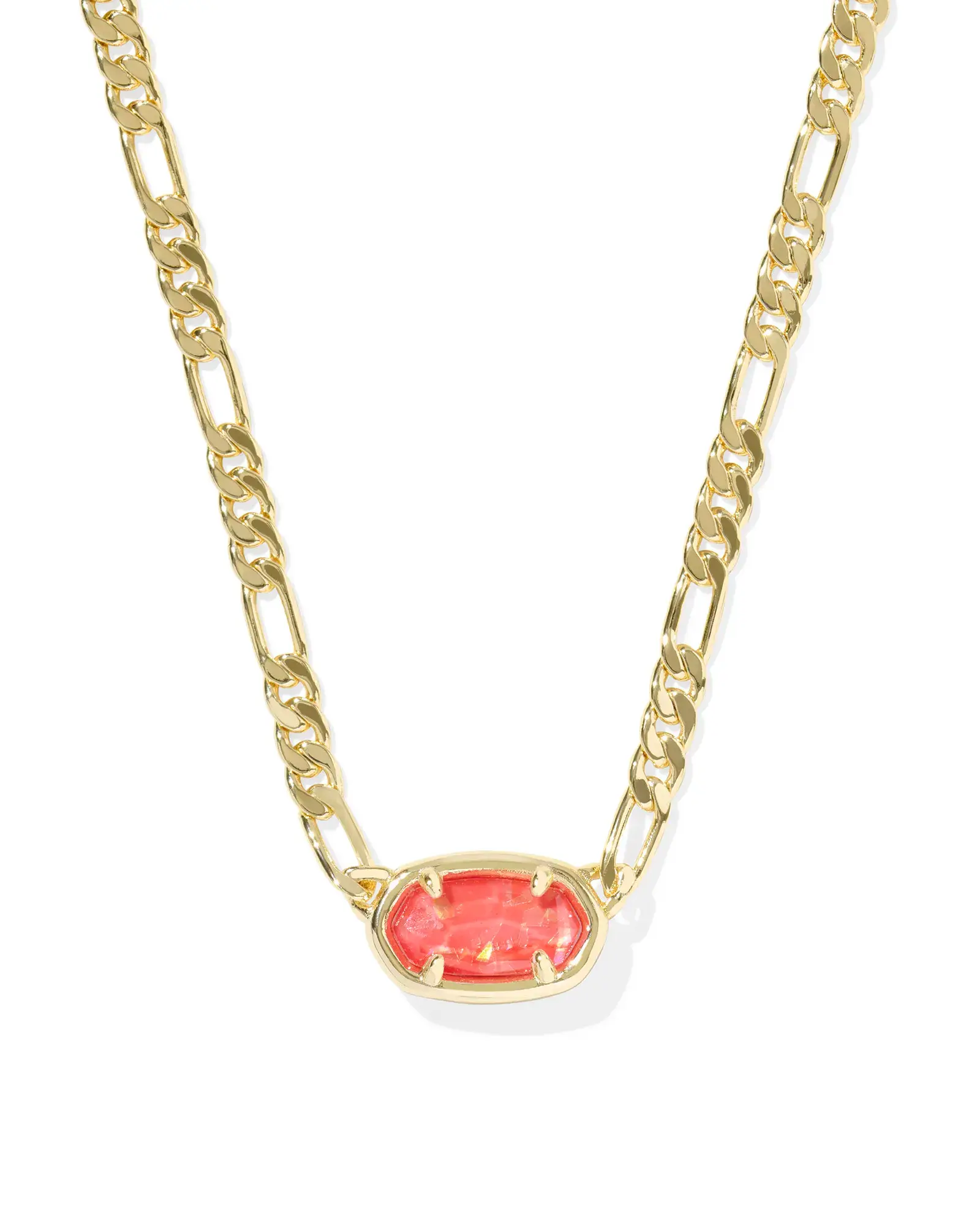 Elisa Figaro Chain Short Pendant Necklace - Image 4